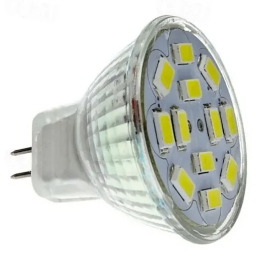 5pcs 4W Bi-pin LED Spotlight Lights Bulbs 450lm GU4 12LED SMD 5730 Landscape 40W Halogen Bulb Replacement Warm Cold White 12V