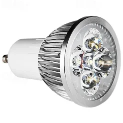10pcs 4W GU10 LED Light Bulb Cup Spotlight Cold White Warm White Natural Light AC85-265V 40W Halogen Equivalent