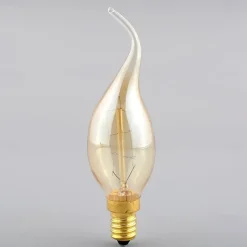 6pcs 40W Incandescent Vintage Edison Lights Bulbs Candle E14 C35L Dimmable Decorative Warm White 2300k Retro Dimmable 220-240V