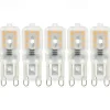 5pcs 2W LED Bi-pin Lights Bulbs 400lm G9 14LED Beads SMD 2835 Bulb Replacement Warm Cold White 360 Degree Beam Angle 220V