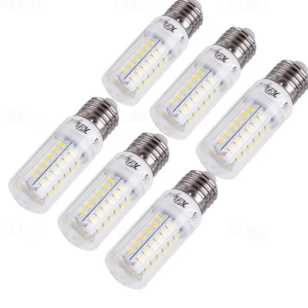 6pcs 3W LED Corn Light Bulb 400lm E14 E26 E27 56LEDs SMD 5730 Decorative Warm White Cold White 120W Incandescent Edison Equivalent