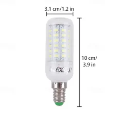 6pcs 3W LED Corn Light Bulb 400lm E14 E26 E27 56LEDs SMD 5730 Decorative Warm White Cold White 120W Incandescent Edison Equivalent