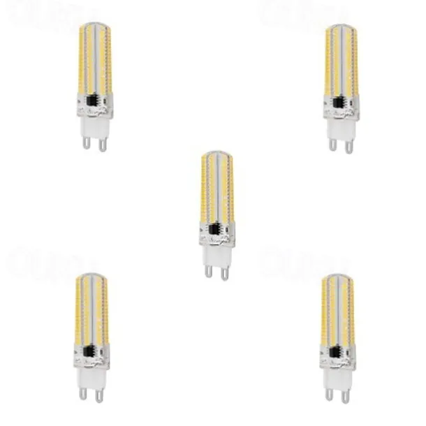 5pcs 7.5W LED Corn Light Bulb 1000lm G9 Bi Pin 104LEDs SMD 3014 Warm White Cold White for Ceiling Light (100W Halogen Equivalent) 220-240V
