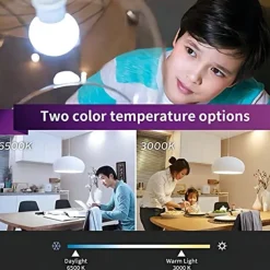 6pcs 6W LED Light Globe Bulbs Ceiling Fan Light Bulbs 550lm E14 G45 20LED SMD 2835 60W Halogen Equivalent Warm Cold White 220-240V