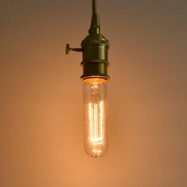 6pcs 40W Vintage Edison Lamps T10 E27/E14 Dimmable Incandescent Industrial Bulb Antique Retro Lamp Light AC220-240V for Home