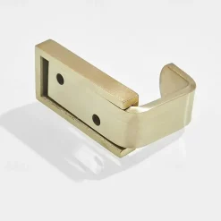 2pcs Wall Hooks for Coats,Stainless Steel Robe Hooks,Wall Mounted Coat Hooks For Bathroom,Bedroom,Kitchen(Brushed Nickel/Brushed Golden/Black)