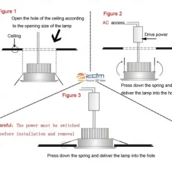 4pcs Waterproof IP 66 9W 700-800lm 48 x 5730 SDM LEDs High Quality Commercial Lighting Downlights Warm White / Cold White AC220-240V