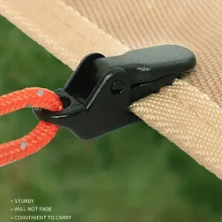 20pcs Windproof Tent Top Mounting Clips for Outdoor Camping