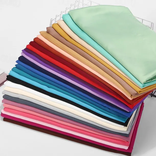 1pcs Women Silk Headscarf Hijab Scarf Long Muslim Shawl Turban Bandana Satin Scarves Head Wraps