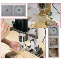 4pcs Woodworking Bit Hole Drill Carpenter Square Drill Bit Tool Guide Positioner 1/2, 1/4, 5/16, 3/8 Inch