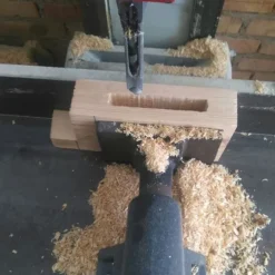 4pcs Woodworking Bit Hole Drill Carpenter Square Drill Bit Tool Guide Positioner 1/2, 1/4, 5/16, 3/8 Inch