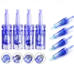 15pcs/box Dr Pen A10 A6 Needle Cartridges 12pin 36pin 42pin Round Nano For Microneedling 1R 3R 5F 7F For Permanent Makeup