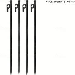 4pcs/6pcs Solid Bold Extended Outdoor Camping Nail Awning Tent Camping with Steel Nail Beach Camp Nail