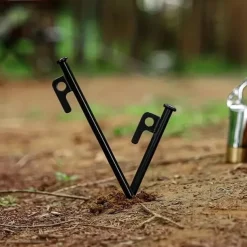 4pcs/6pcs Solid Bold Extended Outdoor Camping Nail Awning Tent Camping with Steel Nail Beach Camp Nail