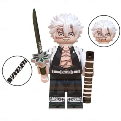 8PCS/Set Anime Mini Action Figures Building Blocks Kanroji Mitsuri Miniature Figurines Toys