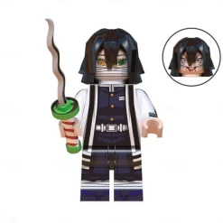 8PCS/Set Anime Mini Action Figures Building Blocks Kanroji Mitsuri Miniature Figurines Toys