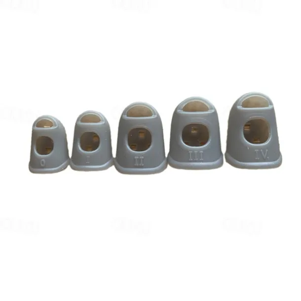 10pcs/Set Finger Thimbles Sleeve Anti-scald Silicone Gloves Playing Guitar Fingers Protection DIY Craft Glove Sewing Cooking Tool