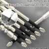 6pcs/Set High-Magnetic Screwdriver Drill Bit Set, Anti-Slip Cross Head Bits, S2 Material High-Strength PH2 Bits for Precision Screwing