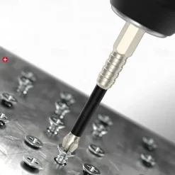 6pcs/Set High-Magnetic Screwdriver Drill Bit Set, Anti-Slip Cross Head Bits, S2 Material High-Strength PH2 Bits for Precision Screwing