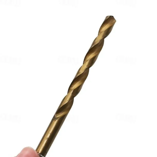 13pcs/set HSS Titanium Coated Drill Bit Set 1/4 Hex Shank 1/16"-1/4" Electric Drill Twist Drill Bit Twist Drill Bit Hex Shank 1.5-6.5mm Hex Handle Twist Drill For Wood, Plastic, Aluminum Alloy, Metal