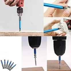 7pcs/set S2 Anti Slip Long Reach Screwdriver BitsBits Precision PH2 Single Cross Head Bits Magnetic Phillips Screwdriver Bits for 25~150mm Screw Hex Shank Screwdriver Bits
