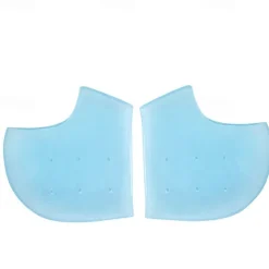 2pcs/set Silicone Gel Heel Protectors for Foot Pain Relief – Breathable and Cushioning Support for Cracked Heels, Heel Spurs, and Plantar Fasciitis