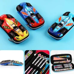 Pencil Case Primary School Children 3D Sports Car Design Pencil Bag Large Capacity Creative Pencil Case