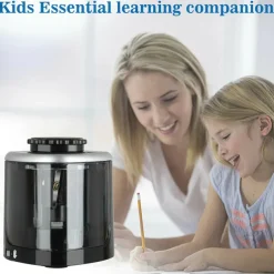 Pencil Sharpener Electric Pencil Sharpeners Blade to Fast Sharpen Suitable for Colored Pencils(6-8mm) School Pencil Sharpener/Classroom/Office/Home, Back to School Gift