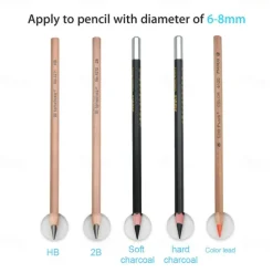 Pencil Sharpener Electric Pencil Sharpeners Blade to Fast Sharpen Suitable for Colored Pencils(6-8mm) School Pencil Sharpener/Classroom/Office/Home, Back to School Gift