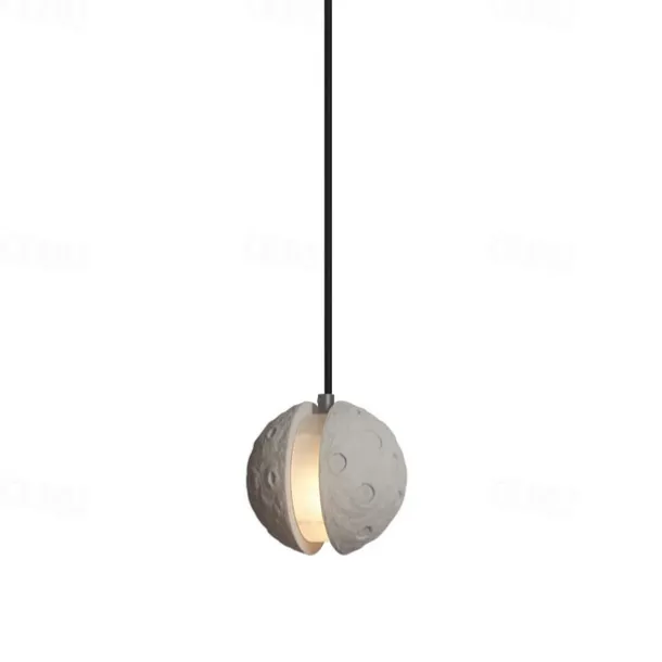 Pendant Lights Round Pendant Lights Home Decor Industrial Style Pendant Lights Pendant Lighting Fixtures, White Sand And Stone