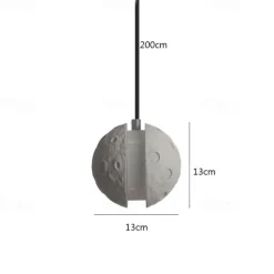 Pendant Lights Round Pendant Lights Home Decor Industrial Style Pendant Lights Pendant Lighting Fixtures, White Sand And Stone