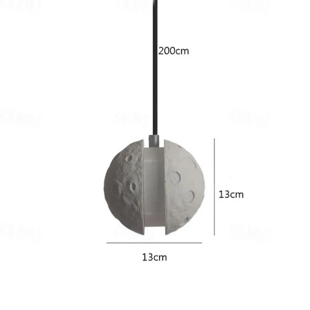 Pendant Lights Round Pendant Lights Home Decor Industrial Style Pendant Lights Pendant Lighting Fixtures, White Sand And Stone