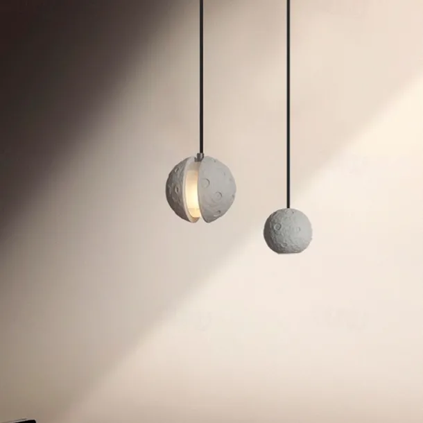 Pendant Lights Round Pendant Lights Home Decor Industrial Style Pendant Lights Pendant Lighting Fixtures, White Sand And Stone