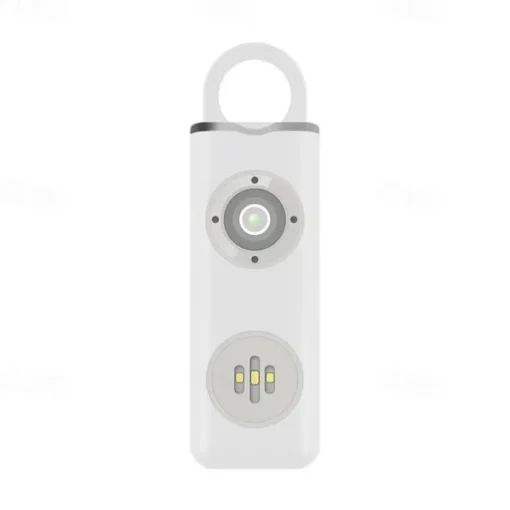 Personal Alarm Keychain for Women 130dB Siren Alarm LED Flashlight with Strobe Light Rechargeable Safety Alarm