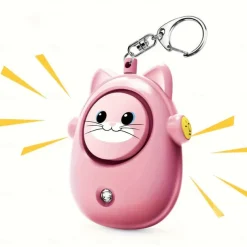 Personal Safety Alarm 130dB Loud Self Defense Keychain Siren with LED Strobe Light Personal Emergency Security Safe Devices Key Chain Alarms for Women Elderly