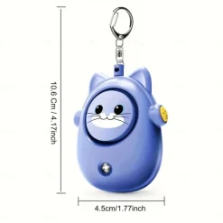 Personal Safety Alarm 130dB Loud Self Defense Keychain Siren with LED Strobe Light Personal Emergency Security Safe Devices Key Chain Alarms for Women Elderly
