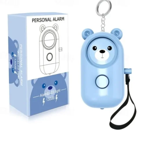 Personal Safety Alarm, 130dB High-frequency Alarm With LED Light For Women Elderly, Suitable For Outdoor Survival And Emergency