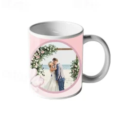 Personalized Photo Coffee Mug - Custom Wedding Gift for Couple Family Christmas Gift Mug Ceramic Mug 11oz