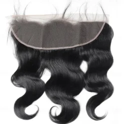 Peruvian Free/Middle Part 13x4 Body Wave Lace Frontal 100% Human Hair Natural Color Remy Hair Lace Front