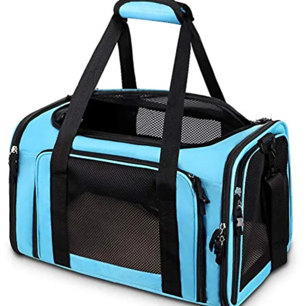 Pet Carrier Airline Approved Pet Carrier Dog Carriers for Small Dogs, Cat Carriers for Medium Cats Small Cats, Small Pet Carrier Small Dog Carrier Airline Approved Dog Cat Pet Travel (50cm*34cm*34CM)