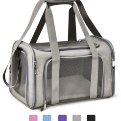 Pet Carrier Airline Approved Pet Carrier Dog Carriers for Small Dogs, Cat Carriers for Medium Cats Small Cats, Small Pet Carrier Small Dog Carrier Airline Approved Dog Cat Pet Travel （50cm*34cm*34CM）