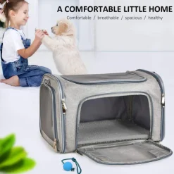 Pet Carrier Airline Approved Pet Carrier Dog Carriers for Small Dogs, Cat Carriers for Medium Cats Small Cats, Small Pet Carrier Small Dog Carrier Airline Approved Dog Cat Pet Travel (50cm*34cm*34CM)
