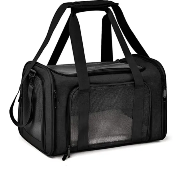 Pet Carrier Airline Approved Pet Carrier Dog Carriers for Small Dogs, Cat Carriers for Medium Cats Small Cats, Small Pet Carrier Small Dog Carrier Airline Approved Dog Cat Pet Travel (50cm*34cm*34CM)