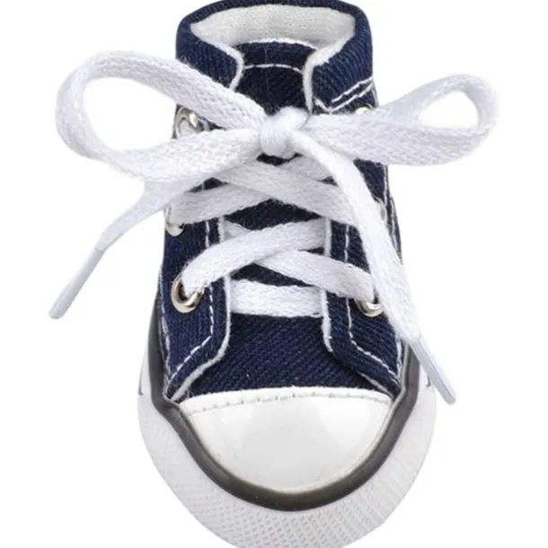 Pet Shoes Puppy Sport Denim Shoes Casual Style Anti-Slip Boots Sneaker Booties Canvas Shoe 4Pcs