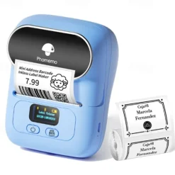 PhomemoM110 Mini Portable Barcode Label Clothing Price Tag Tag Tag Sticker Thermal Label Printer