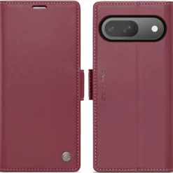 Phone Case For Google Pixel 9 Pro Pixel 9 Pro XL Pixel 8 Pro Pixel 8 Pixel 9 Flip Cover with Stand Holder Magnetic Card Slot Retro TPU PU Leather