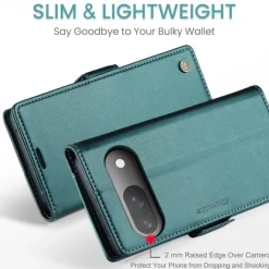 Phone Case For Google Pixel 9 Pro Pixel 9 Pro XL Pixel 8 Pro Pixel 8 Pixel 9 Flip Cover with Stand Holder Magnetic Card Slot Retro TPU PU Leather