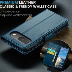 Phone Case For Google Pixel 9 Pro Pixel 9 Pro XL Pixel 8 Pro Pixel 8 Pixel 9 Flip Cover with Stand Holder Magnetic Card Slot Retro TPU PU Leather