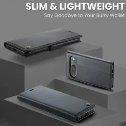 Phone Case For Google Pixel 9 Pro Pixel 9 Pro XL Pixel 8 Pro Pixel 8 Pixel 9 Flip Cover with Stand Holder Magnetic Card Slot Retro TPU PU Leather