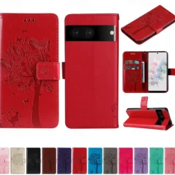 Phone Case For Google Pixel 7 Pro Pixel 6 Wallet Case with Wrist Strap With Card Holder Magnetic Flip Solid Colored TPU PU Leather